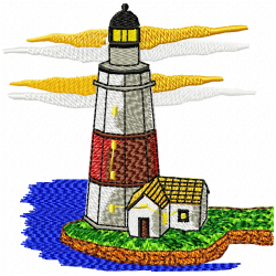 Lighthouse Embroidery Design 5 Lighthouse Embroidery Design 5